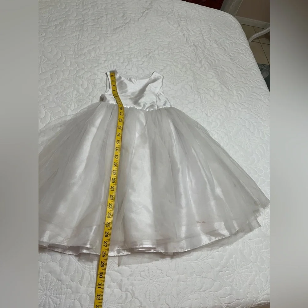 David's Bridal White Gown For Girl - Picture 12 of 16